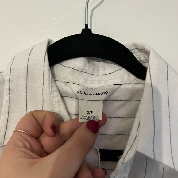 Club Monaco Striped Blouse - Picture 3 of 6